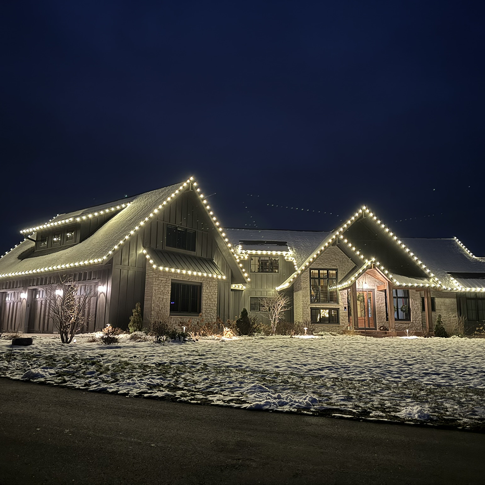 Lang Lighting installs professional Christmas and Holiday Lighting in Madison, Wisconsin and surrounding areas